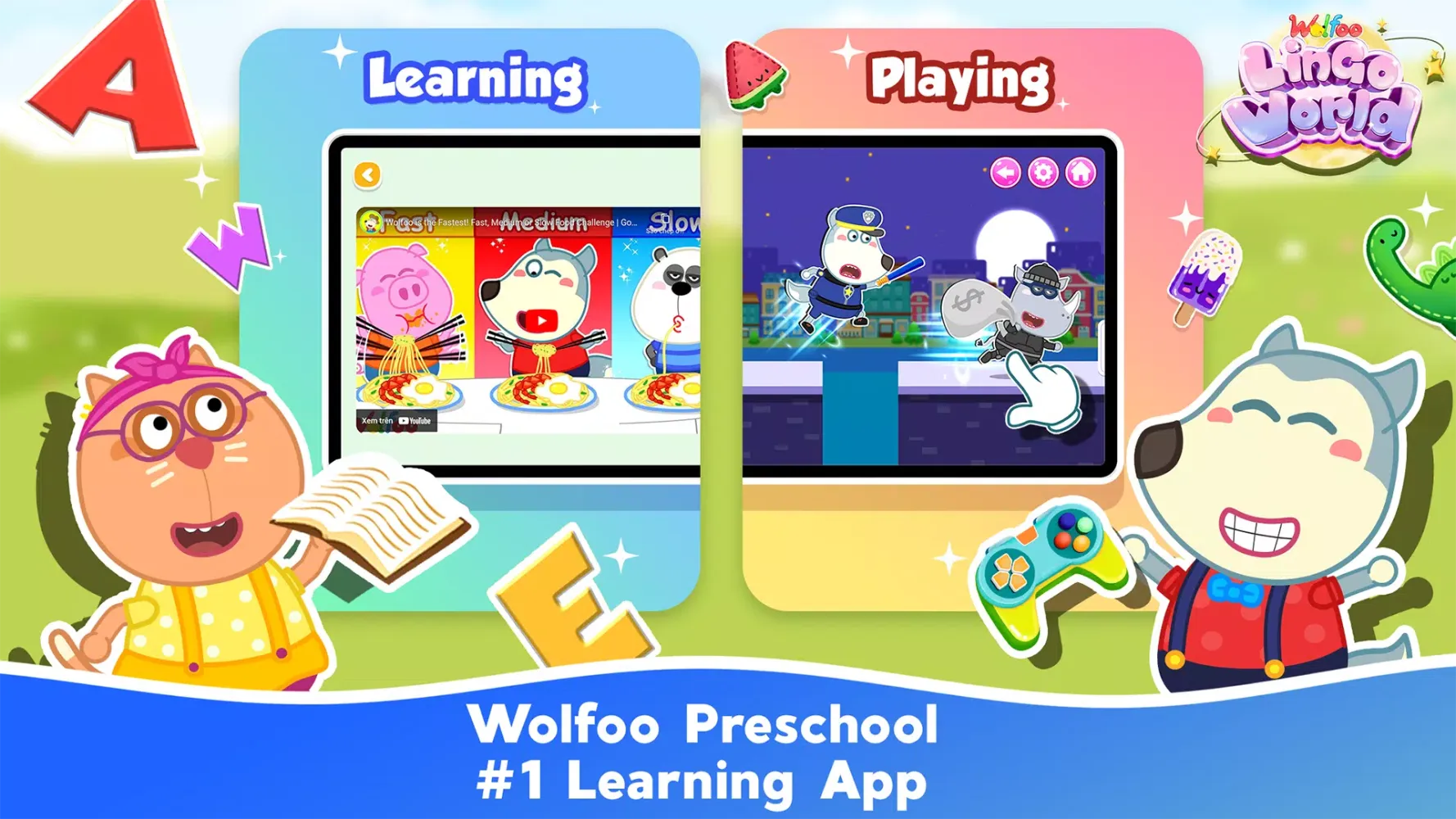 Wolfoo Lingo World स्क्रीनशॉट