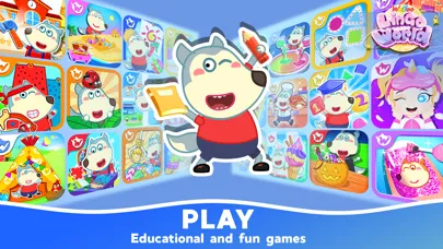 Ảnh chụp màn hình của Wolfoo Lingo World: Education