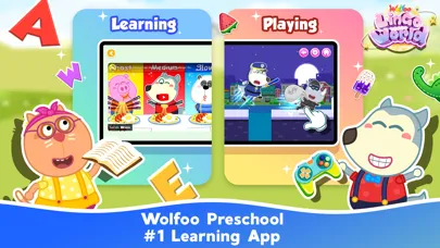 Ảnh chụp màn hình của Wolfoo Lingo World: Education