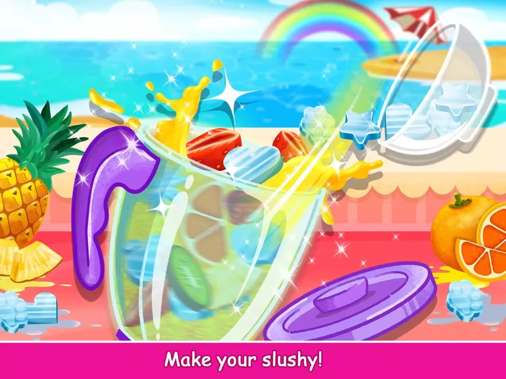 Wolfoo Make Rainbow Slushy iPad  سکرین شاٹس