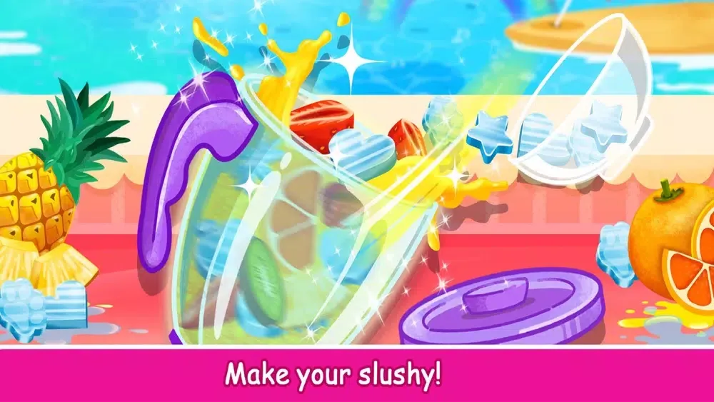 Wolfoo Make Rainbow Slushy سکرین شاٹس