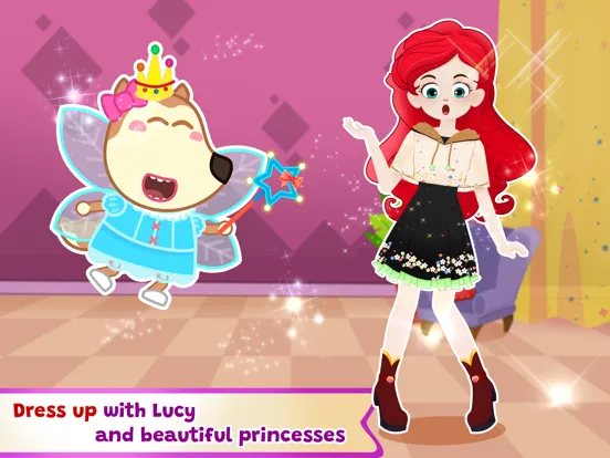 Lucy Makeup: Princess Party iPad  Screenshots