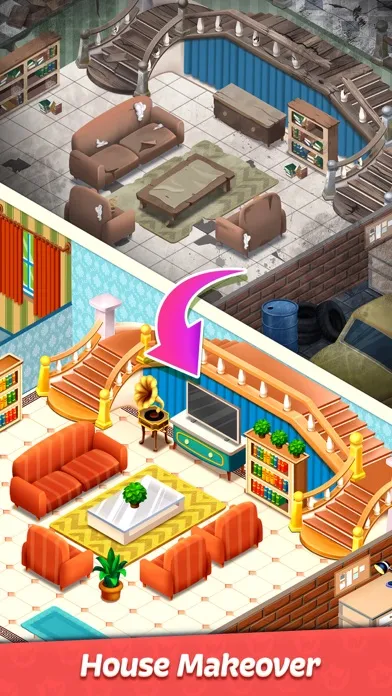 Capturas de tela do Wolfoo Home Renovation Master