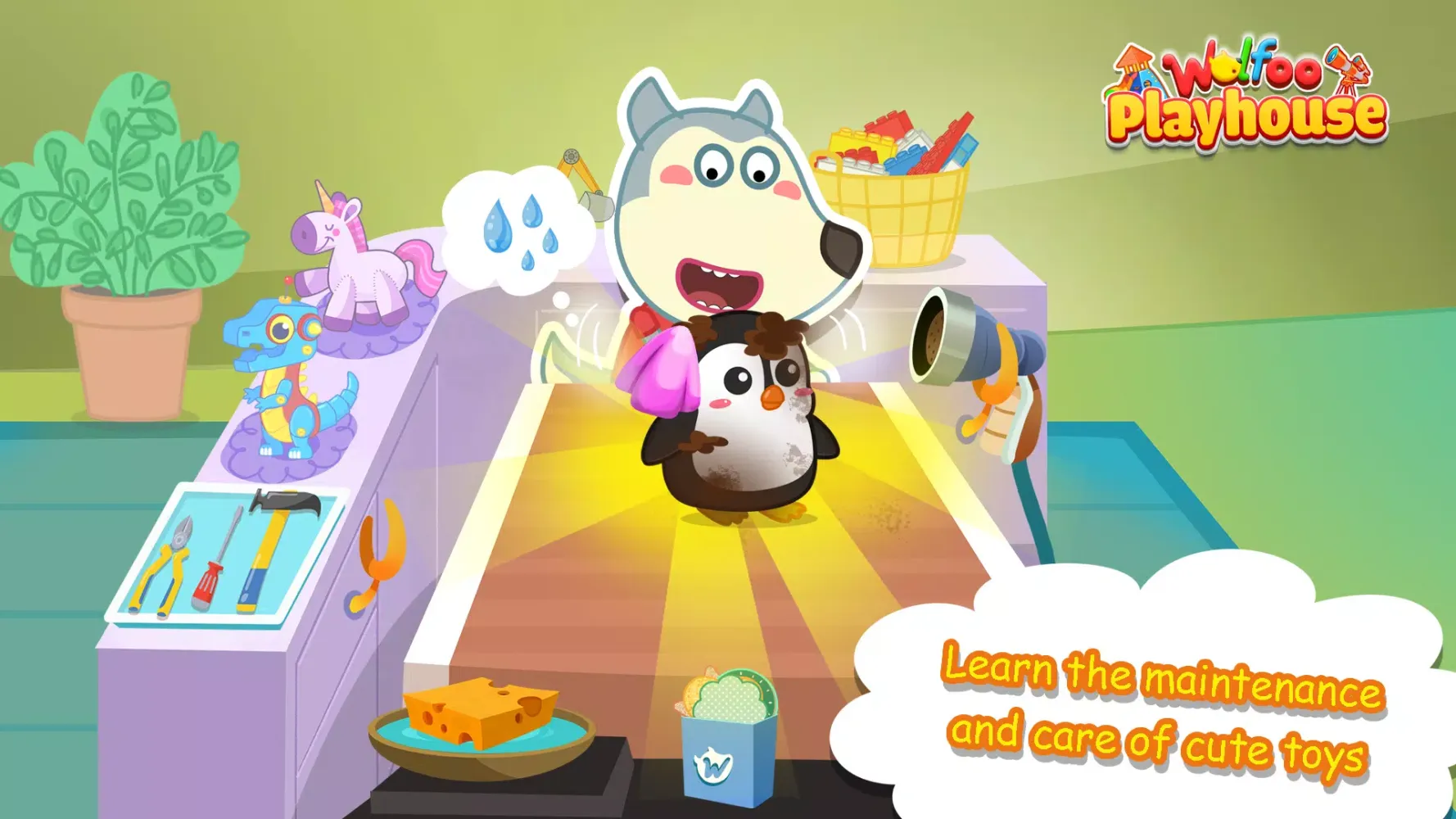 Wolfoo's Play House For Kids Ekran Görüntüleri