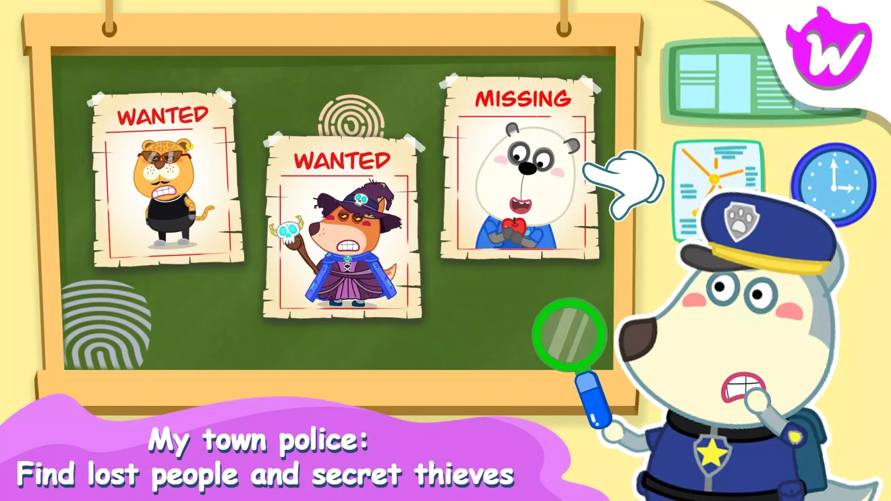 Capturas de pantalla de Wolfoo Police And Thief Game