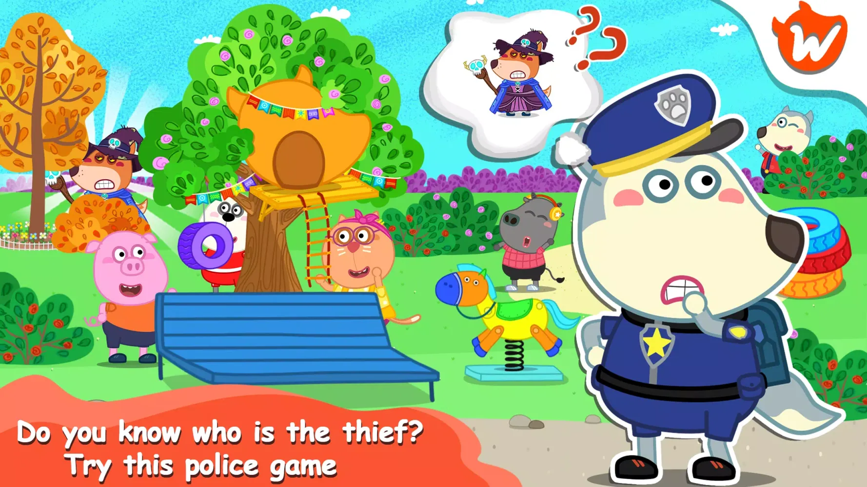 Capturas de pantalla de Wolfoo Police And Thief Game