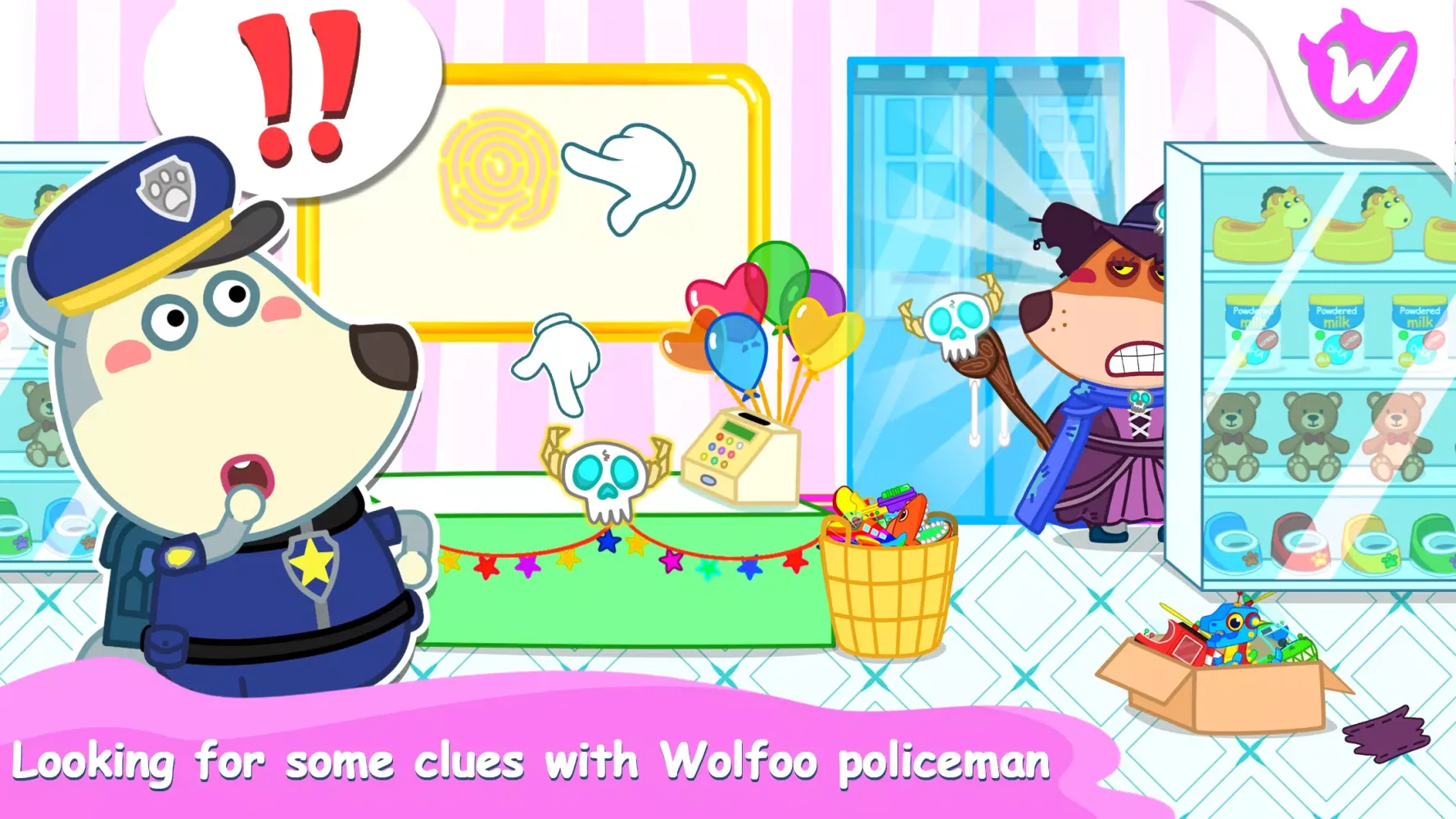 Capturas de pantalla de Wolfoo Police And Thief Game