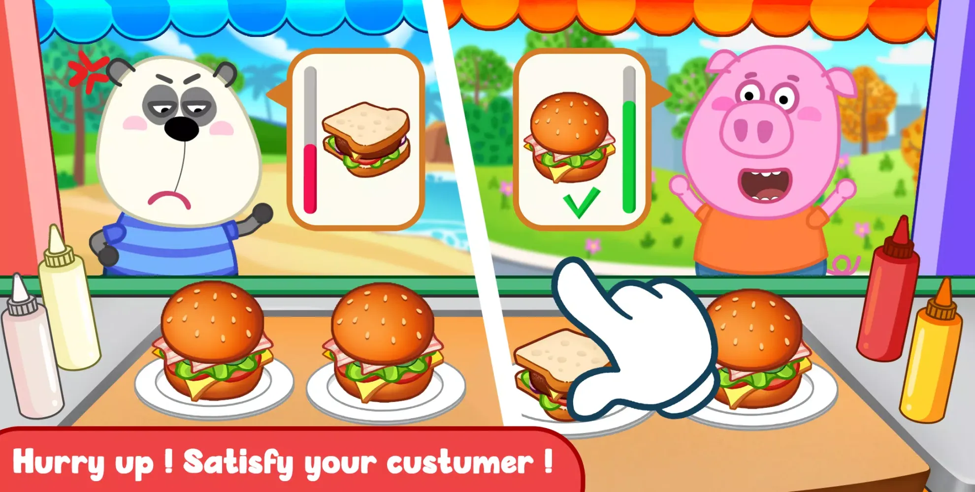 Скриншоты Wolfoo Cooking Game - Sandwich