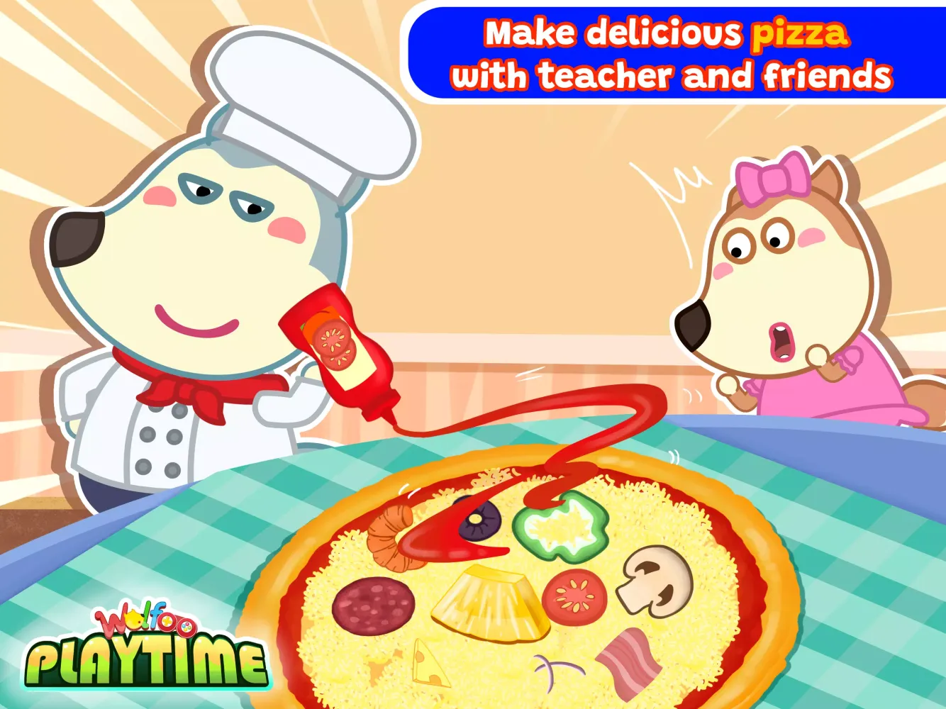 Wolfoo Playtime School Stories Screenshots