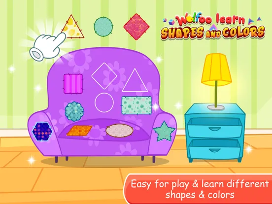 Wolfoo Learn Shapes and Colors iPad Screenshots