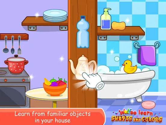 Wolfoo Learn Shapes and Colors iPad Screenshots