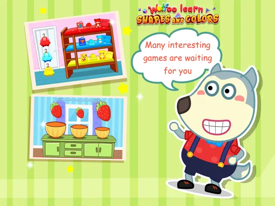 Wolfoo Learn Shapes and Colors iPad Screenshots