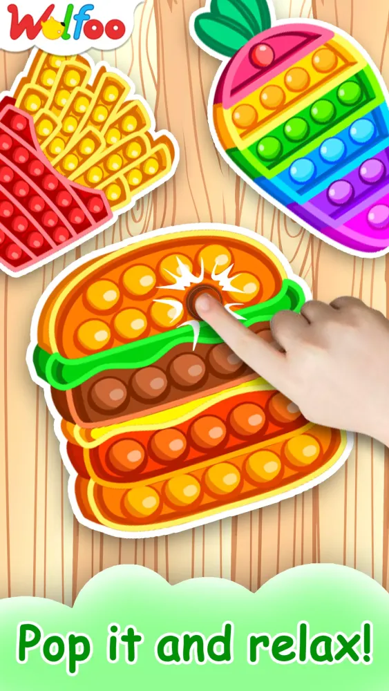 Wolfoo Pop It - Fidget toys Screenshots