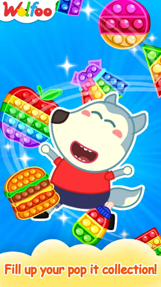 Wolfoo Pop It - Fidget toys Screenshots