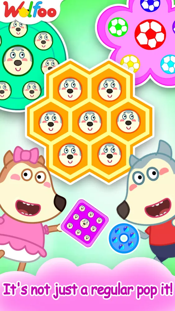 Wolfoo Pop It - Fidget toys Screenshots