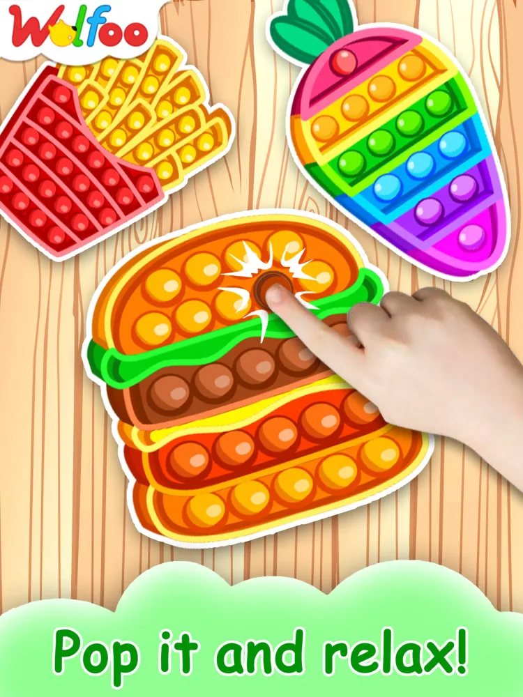 Wolfoo Pop It - Fidget toys Screenshots