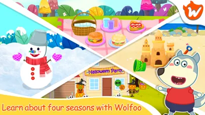 Tangkapan skrin Wolfoo Four Seasons Adventures