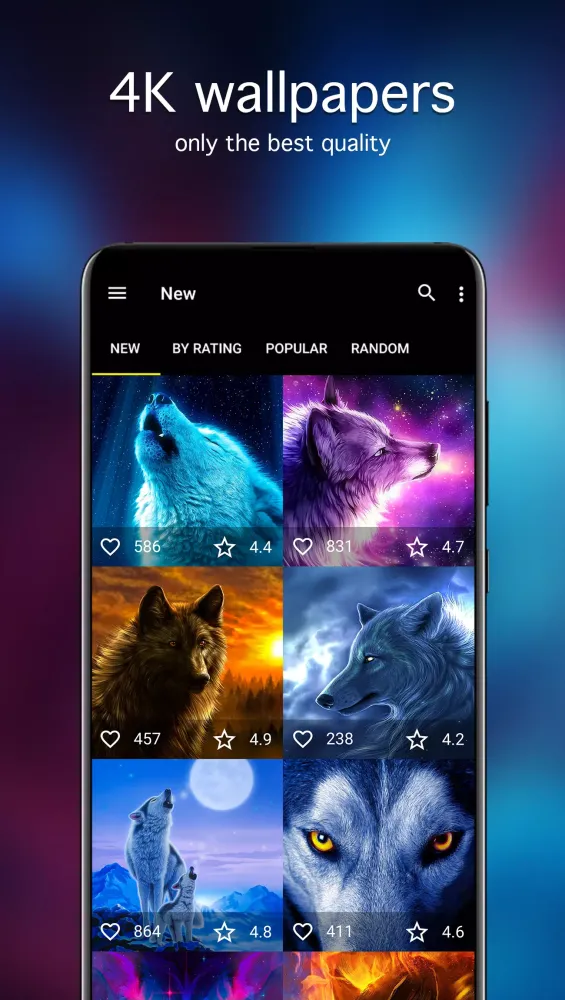 Wolf Wallpapers 4K应用截图