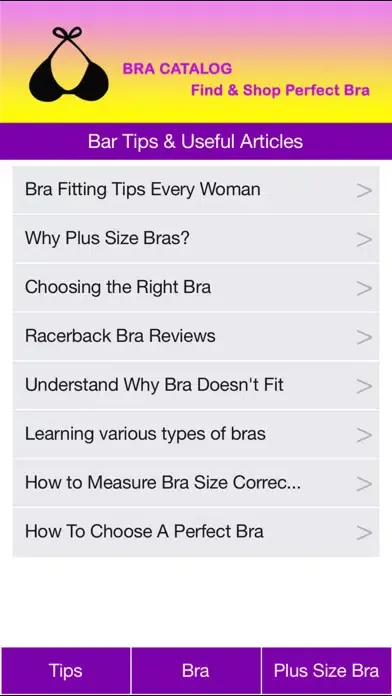 Bra Catalog - Find Your Beautiful Bra - Perfect Fitting Bra for lady Screenshots