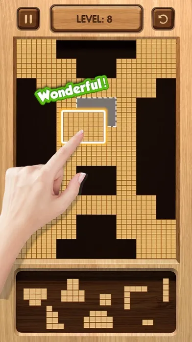 Wood Blast: Fill Up Cube Crush 스크린샷