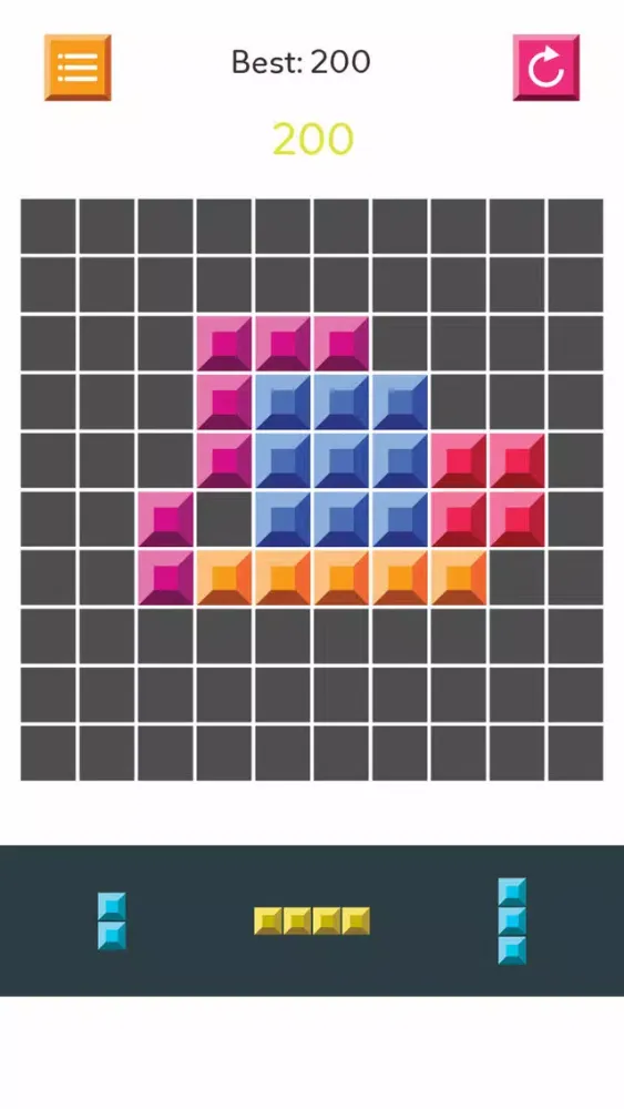 Wooden Block Puzzle HD Lite - gridblock blocks free game سکرین شاٹس