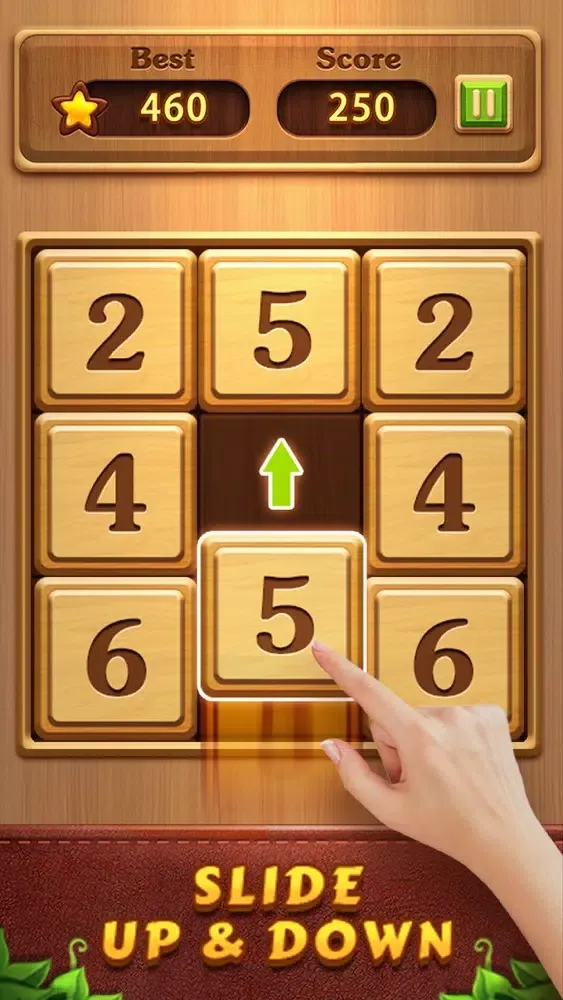 Wood Number: Slide Merge Block应用截图