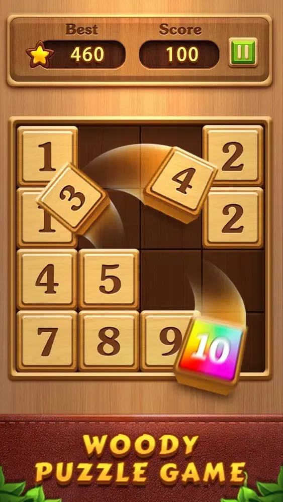 Wood Number: Slide Merge Block应用截图