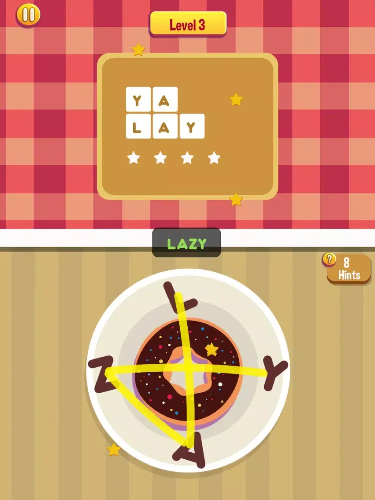 Word Donuts iPad  سکرین شاٹس