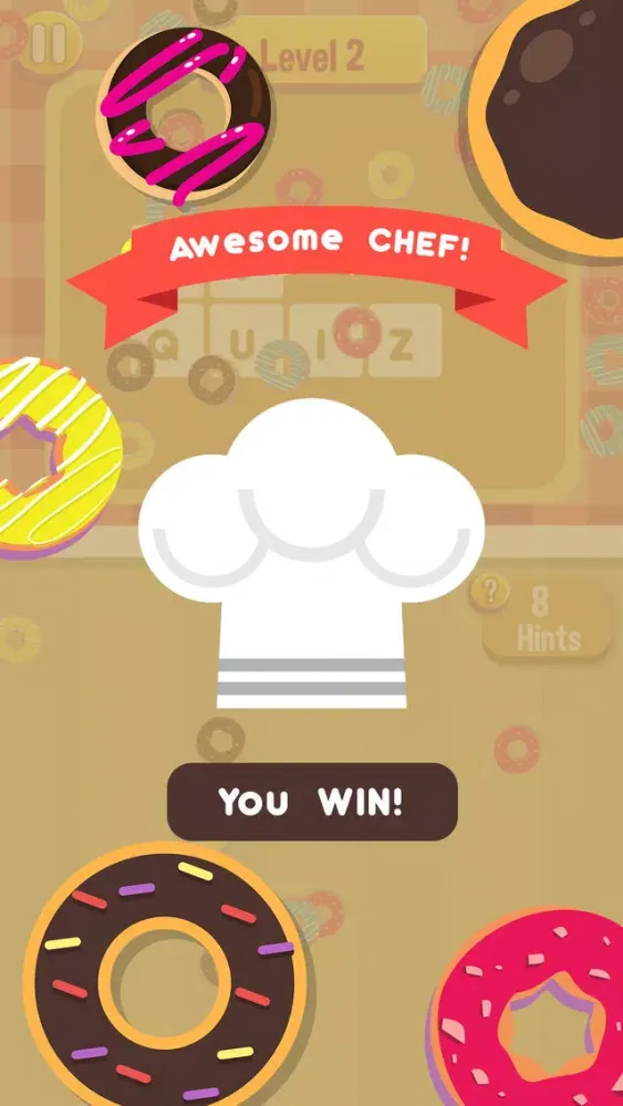 Word Donuts سکرین شاٹس