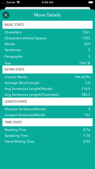 Скриншоты Words Counter - Countable Pad