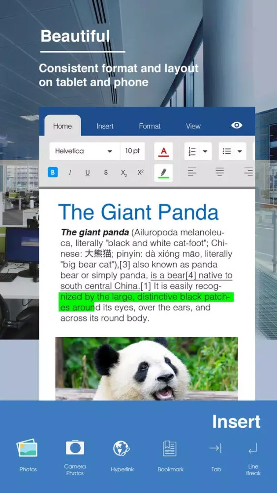 Screenshot di Quick Word Office - Word Processor Suite