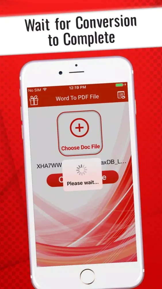 Tangkapan layar Fast Word Doc to PDF Converter