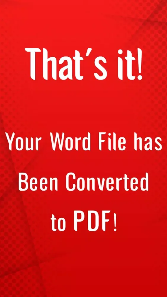 Tangkapan layar Fast Word Doc to PDF Converter