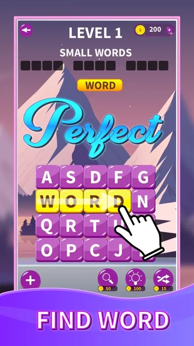 Captures d'écran de Word Find Word Puzzle Games