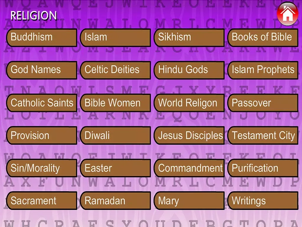 Capturas de tela do Word Search Humanities (Geography, History, Religion) iPad 