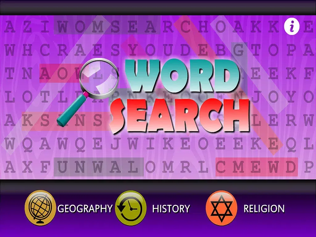 Capturas de tela do Word Search Humanities (Geography, History, Religion) iPad 