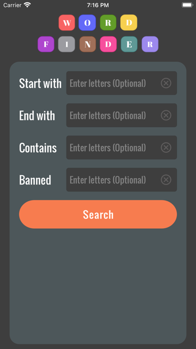Captures d'écran de Word Finder - Word Answer