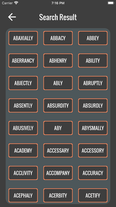 Captures d'écran de Word Finder - Word Answer