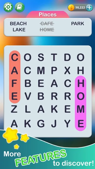 Capturas de tela do Word Search Puzzle-Word Hidden