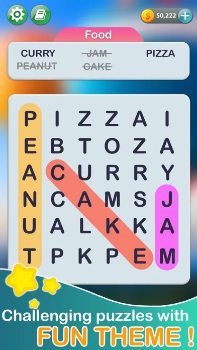 Capturas de tela do Word Search Puzzle-Word Hidden