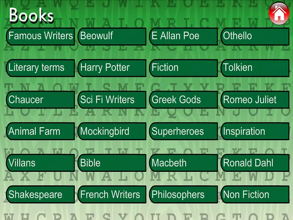 Capturas de pantalla de Word Search Game (The Arts) iPad 