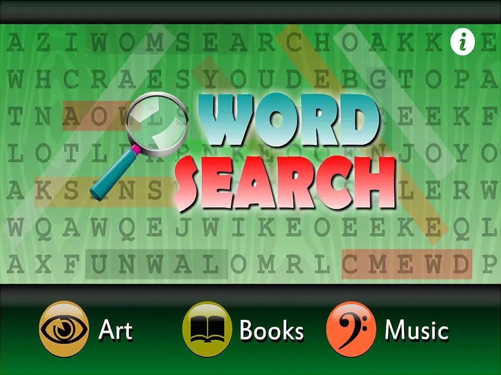Capturas de pantalla de Word Search Game (The Arts) iPad 