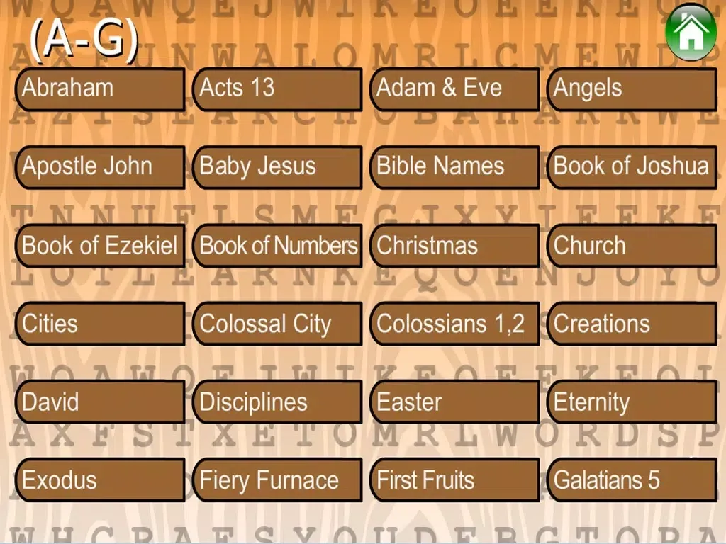 Скриншоты Word Search (Bible) iPad 