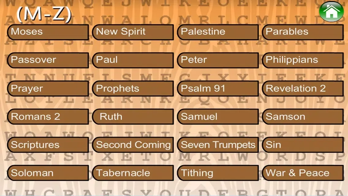 Скриншоты Word Search (Bible)