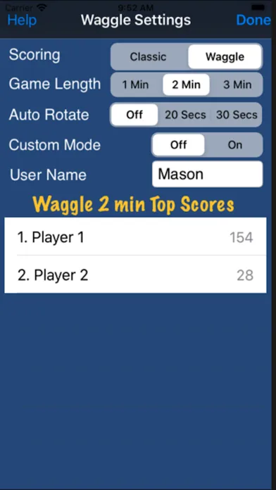 Word Waggle سکرین شاٹس