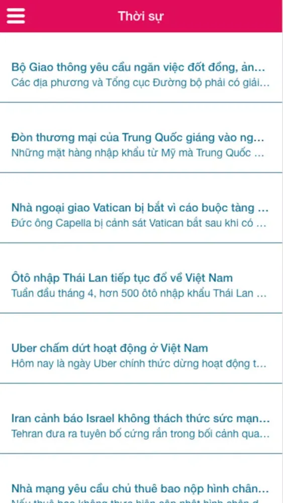 Tin nhanh Báo Mới スクリーンショット