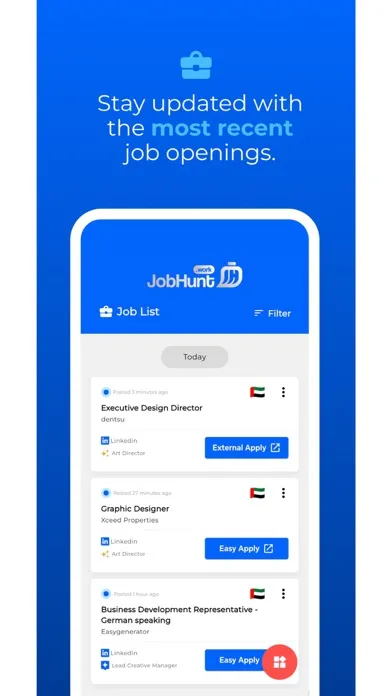 JobHunt - Search & Apply by AI Ekran Görüntüleri