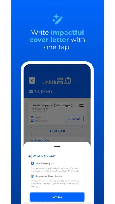 JobHunt - Search & Apply by AI Ekran Görüntüleri