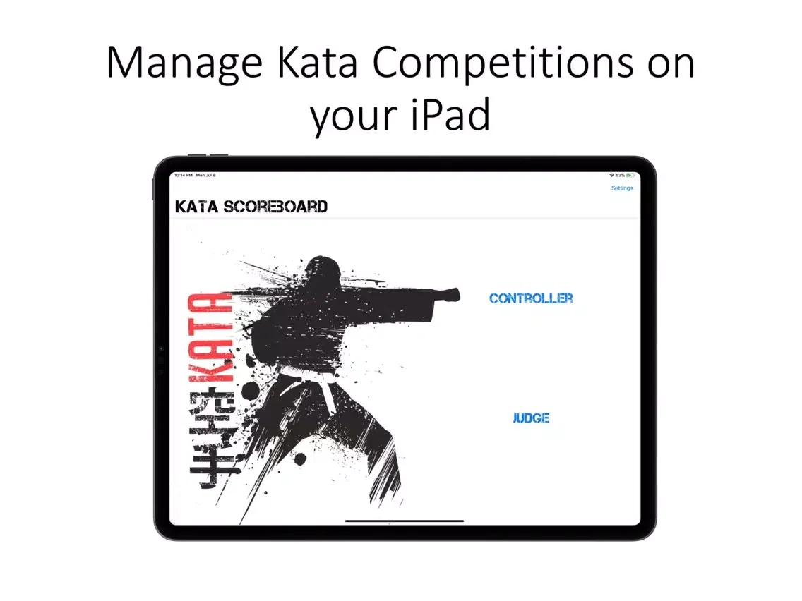 Kata Scoreboard iPad  स्क्रीनशॉट