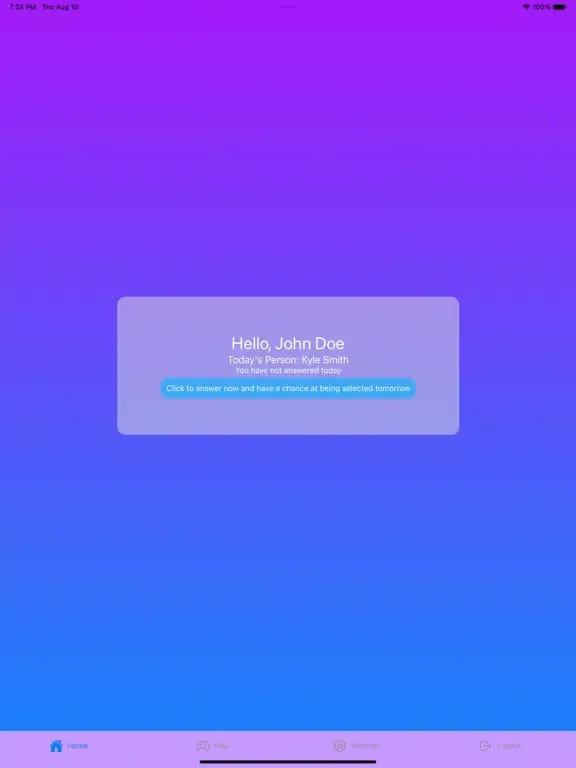 تصاویر APersonPerDay iPad 